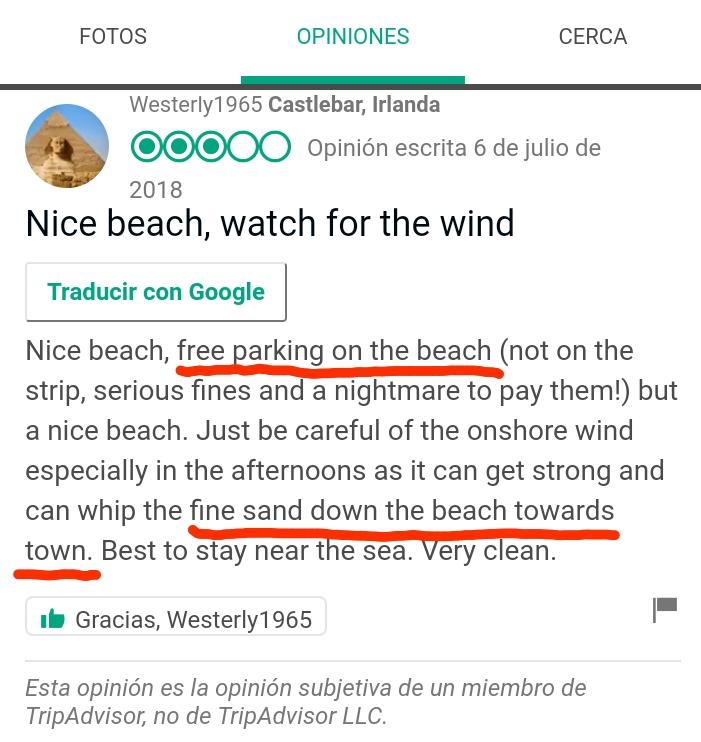 Parking beach estartit